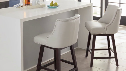 Lark Manor Arvelle Swivel Counter Bar Stool Reviews Wayfair